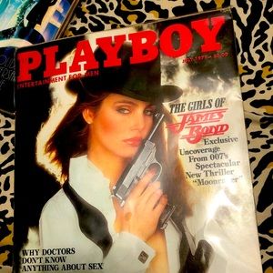 Two vintage Playboys sold together